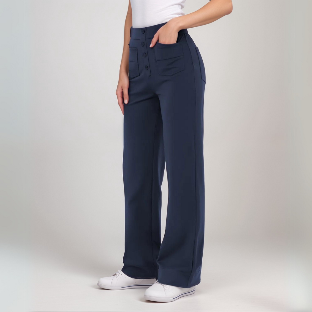 Lara | Elastische Hose mit hoher Taille | 2+1 GRATIS