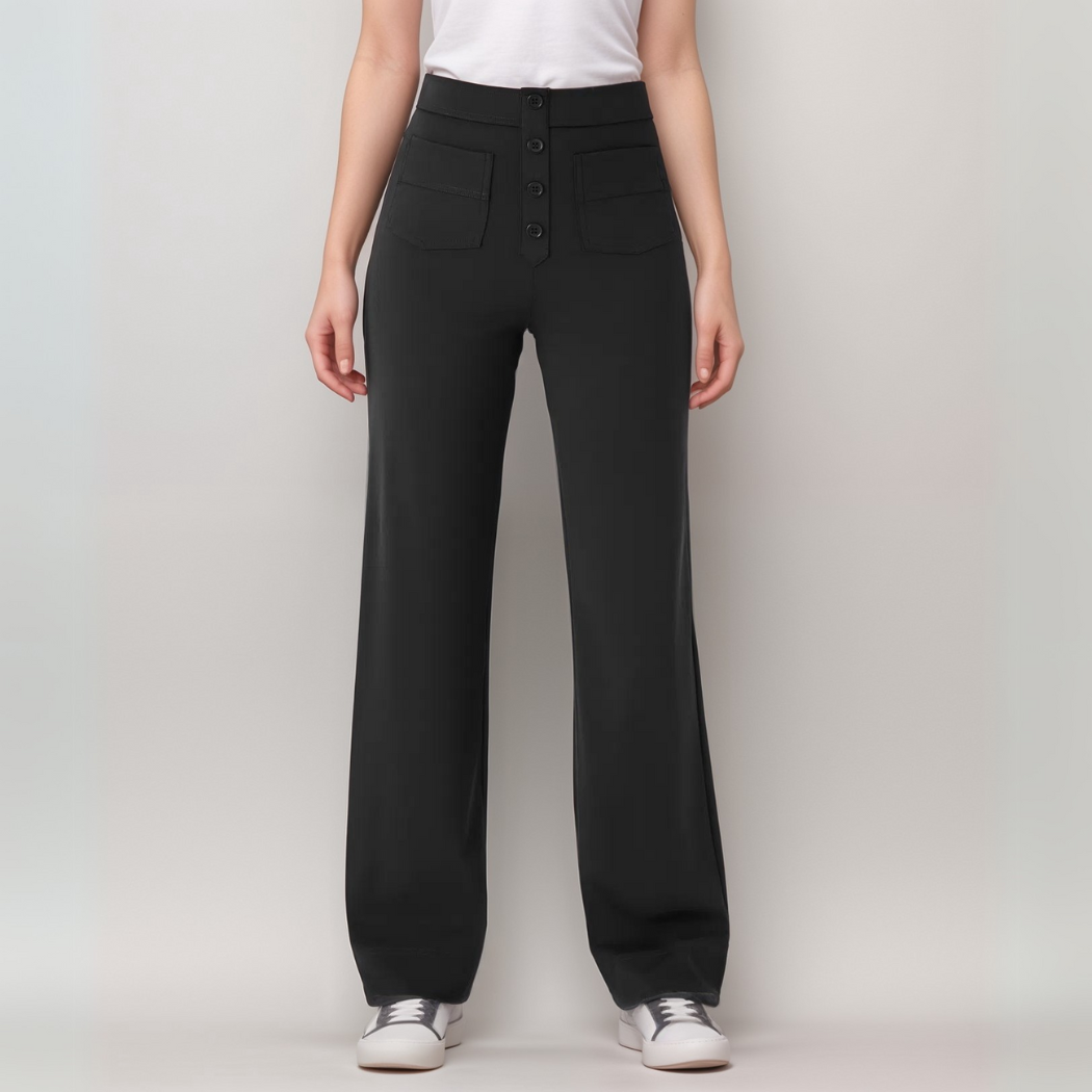 Lara | Elastische Hose mit hoher Taille | 2+1 GRATIS