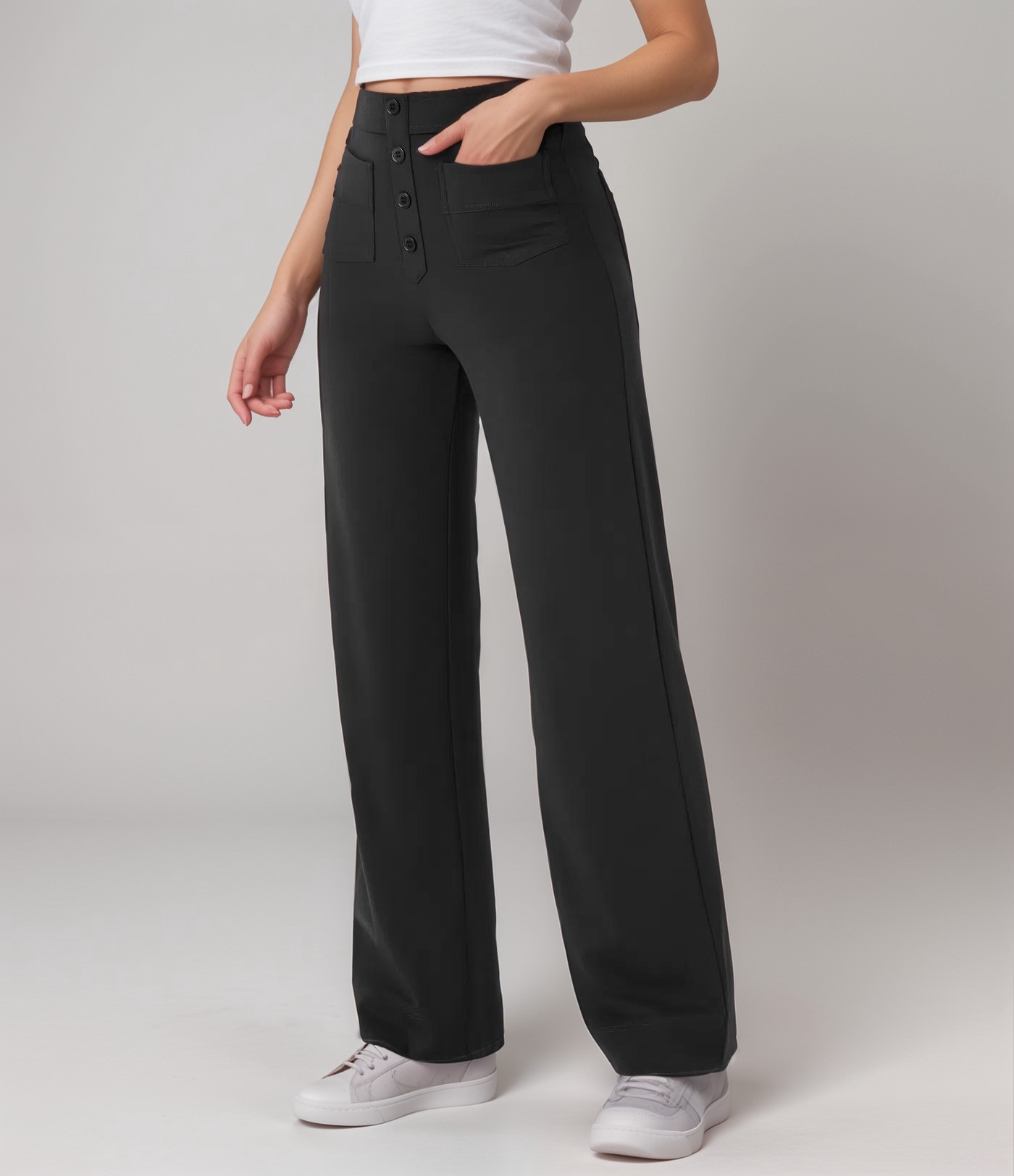 Lara | Elastische Hose mit hoher Taille | 2+1 GRATIS
