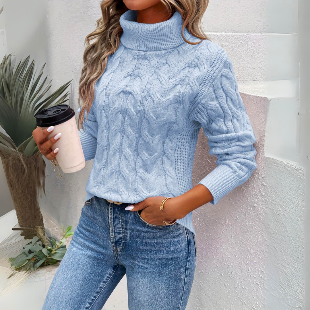 Eden | Warmer Baumwoll-Rollkragenpullover