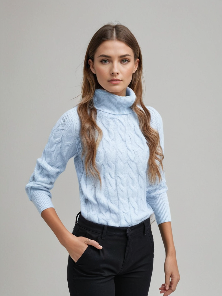 Eden | Warmer Baumwoll-Rollkragenpullover