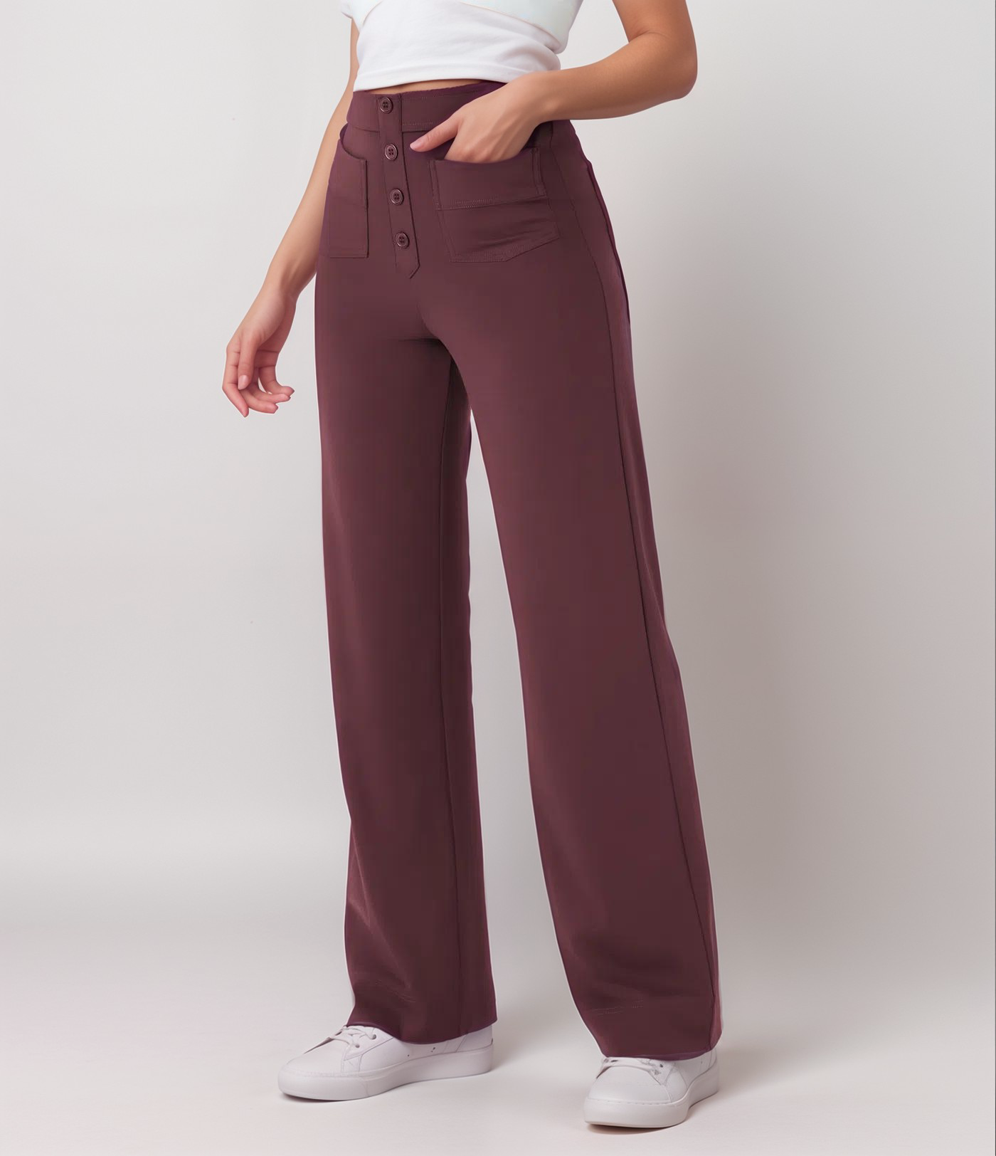 Lara | Elastische Hose mit hoher Taille | 2+1 GRATIS