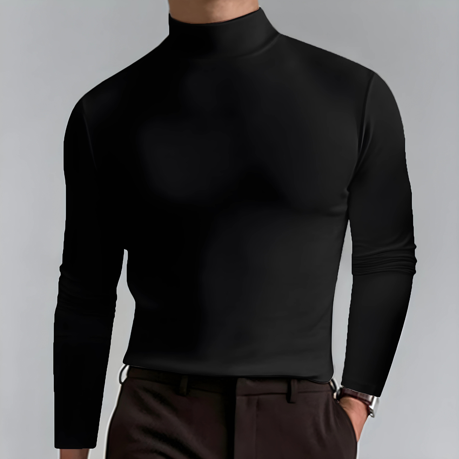 Vincent - Hochgeschlossener Herren Pullover