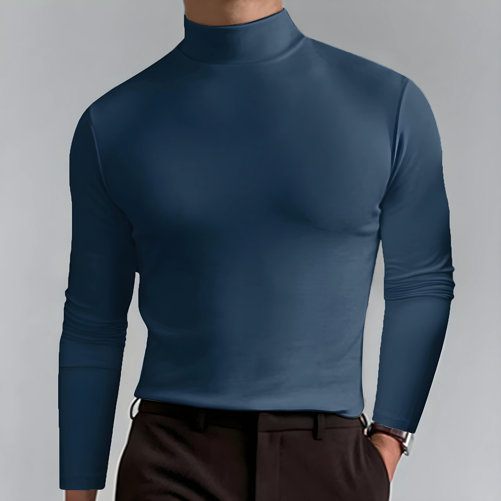 Vincent - Hochgeschlossener Herren Pullover