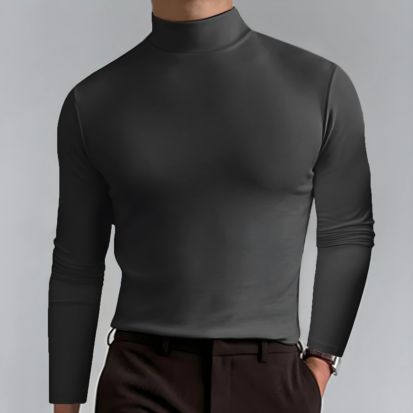 Vincent - Hochgeschlossener Herren Pullover