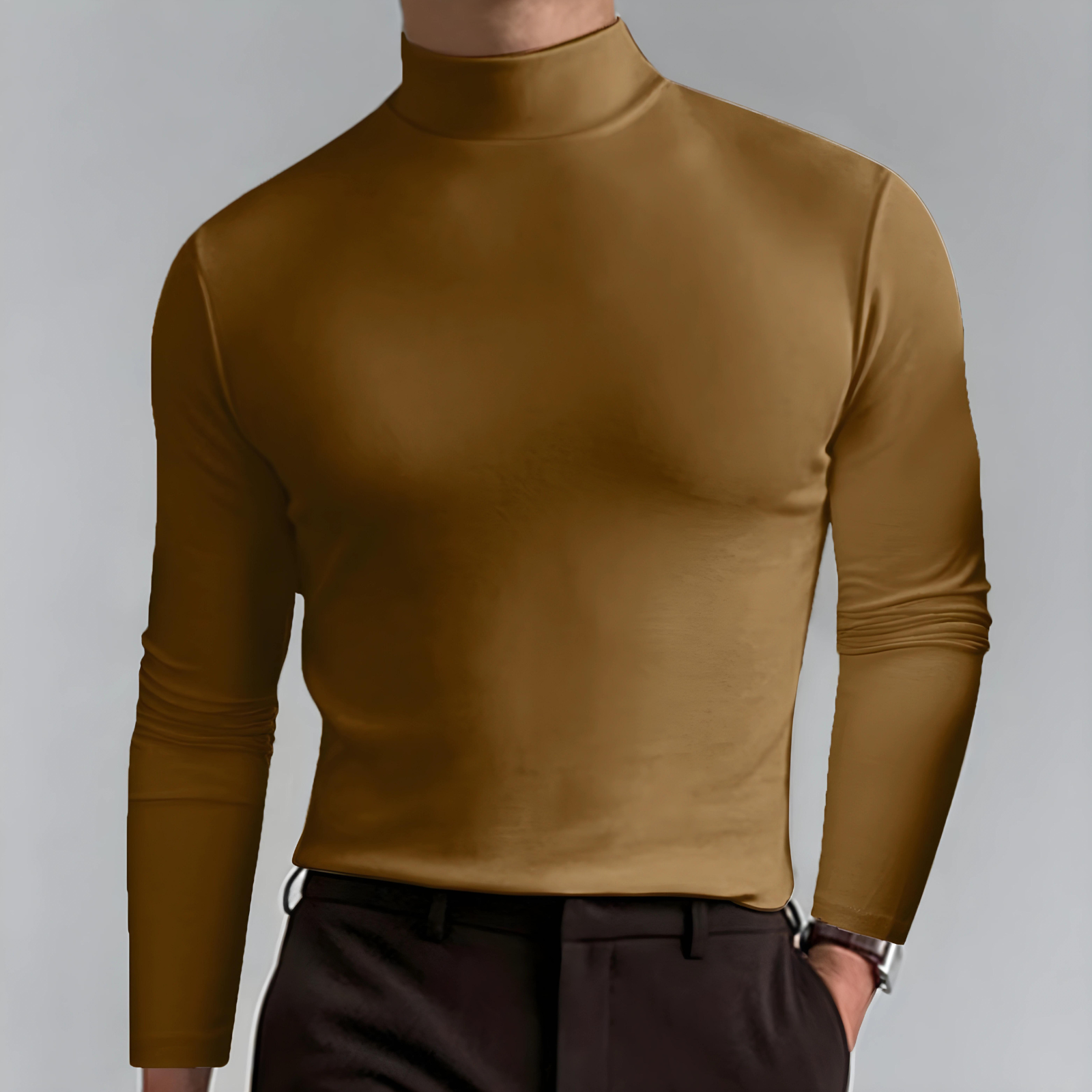 Vincent - Hochgeschlossener Herren Pullover