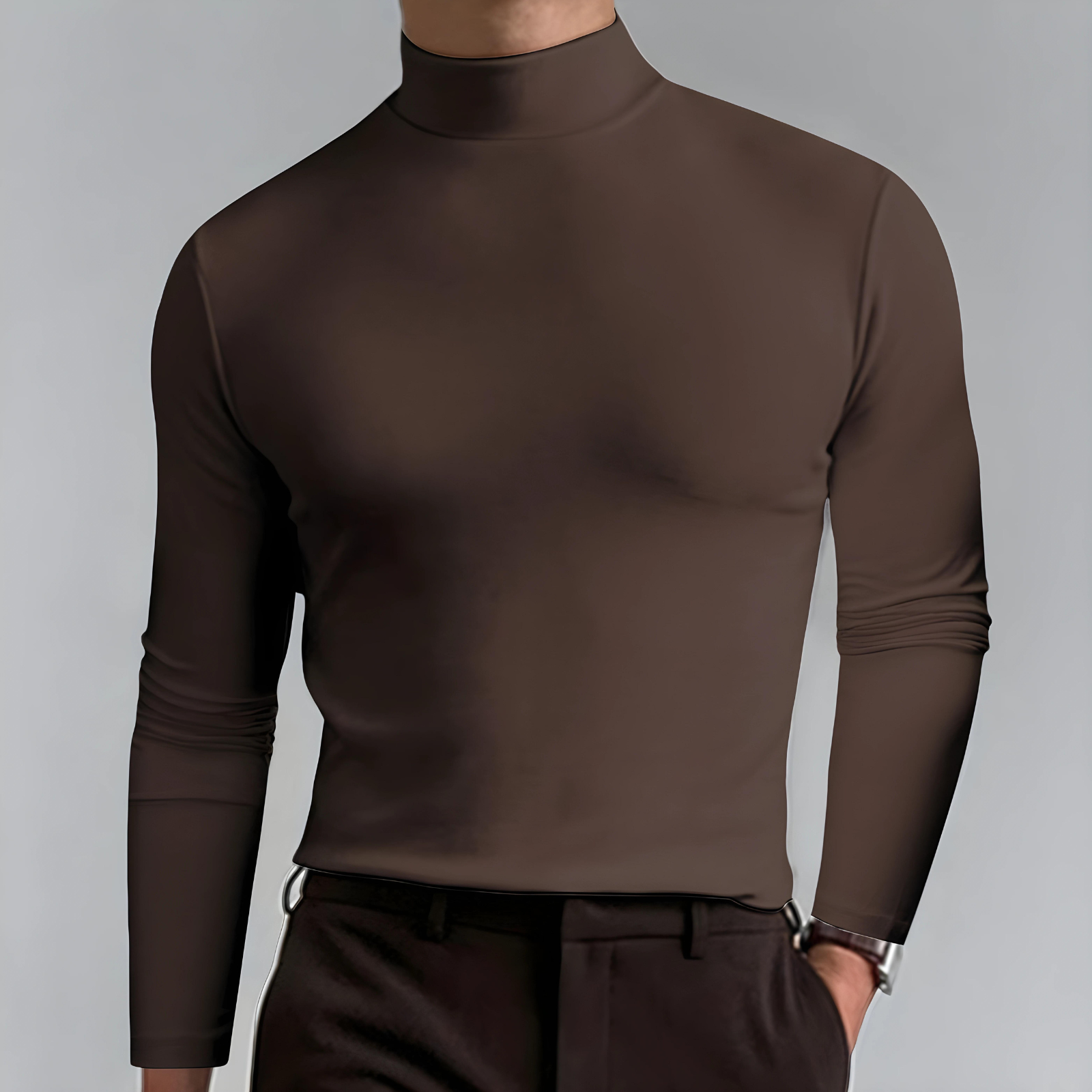 Vincent - Hochgeschlossener Herren Pullover