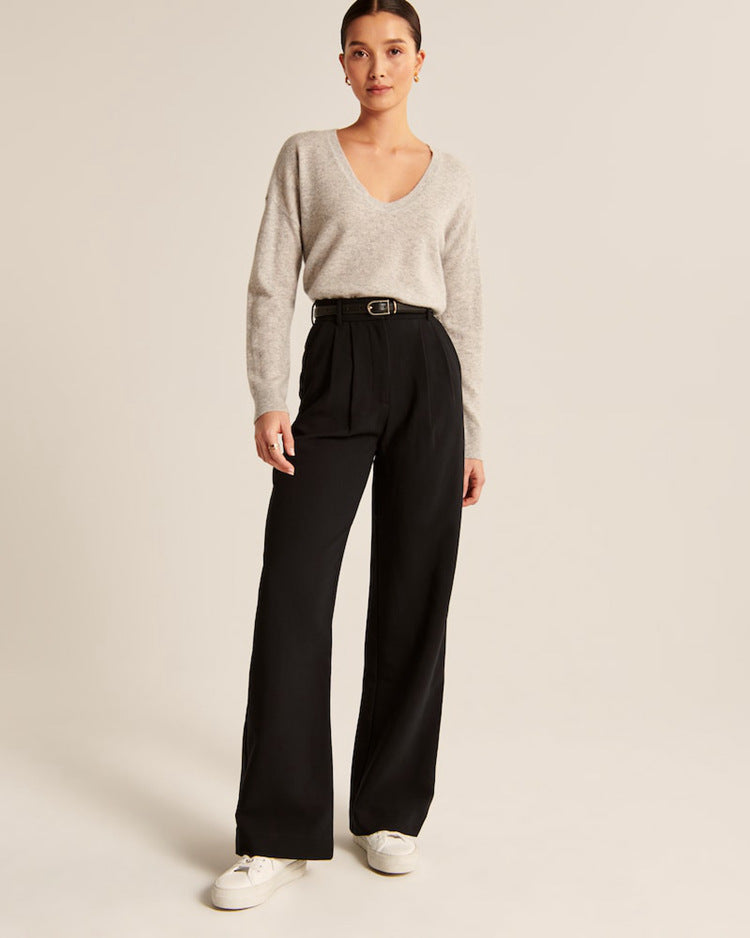 ❄️ -40% RABATT ❄️ FEMME™ - Taillierte Hose mit weitem Bein