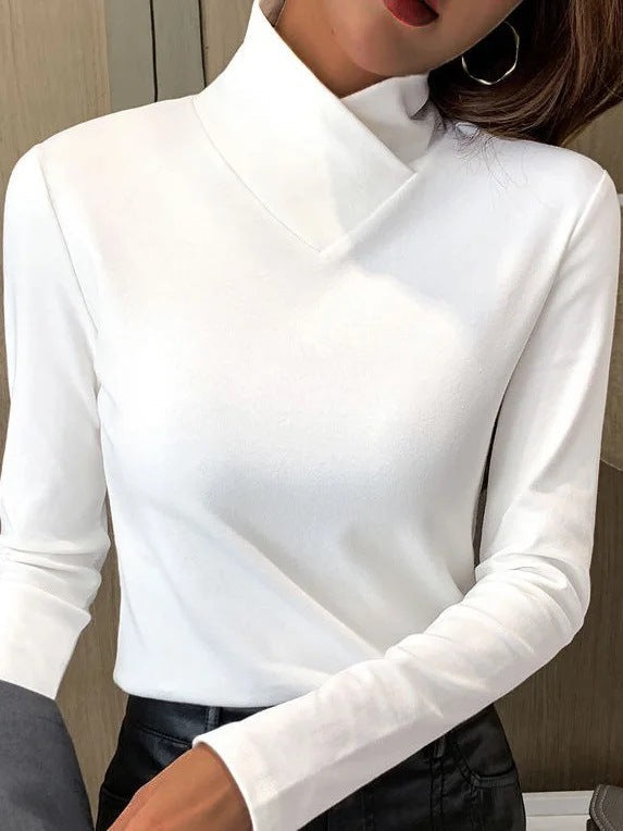 Lusina | Eleganter Rollkragenpulli mit hohem Kragen