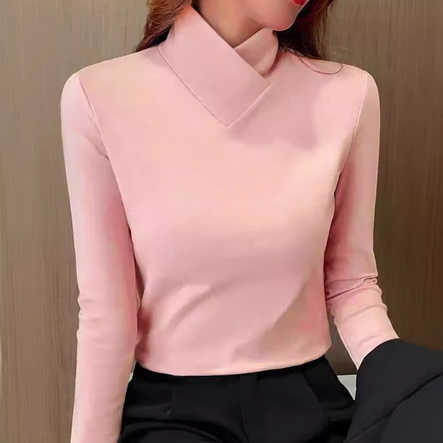 Lusina | Eleganter Rollkragenpulli mit hohem Kragen