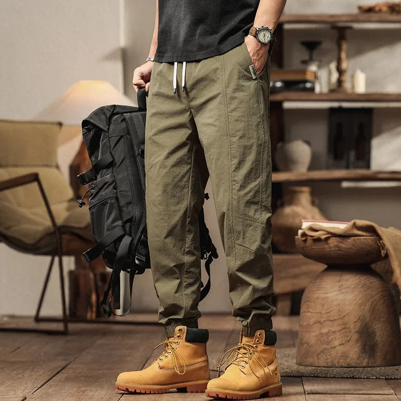 Herren Cargohose mit Loose Fit – Sommerstil, mit Bündchen