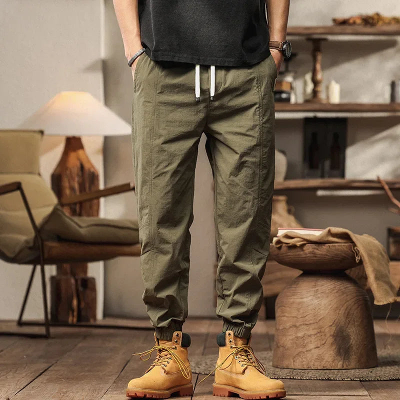 Herren Cargohose mit Loose Fit – Sommerstil, mit Bündchen