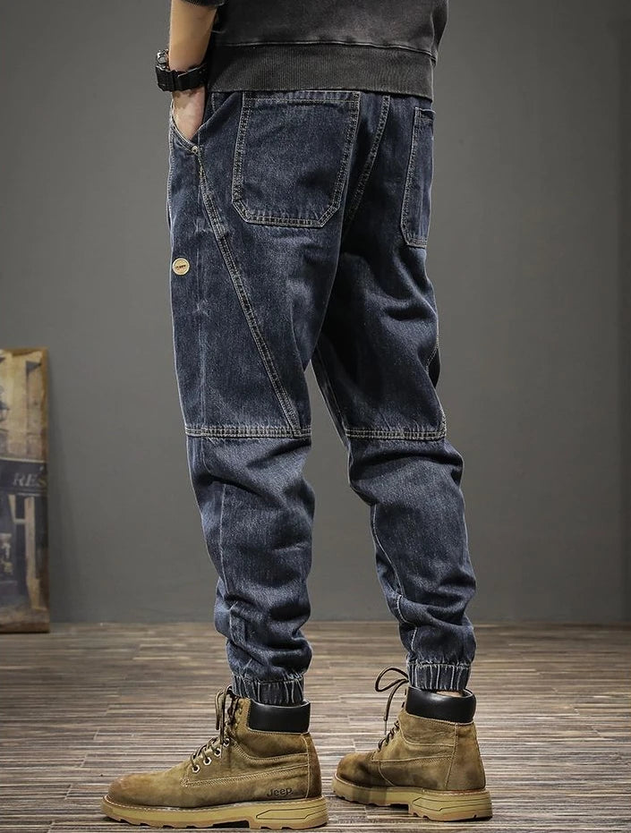 Herren Weite Vintage-Jeans