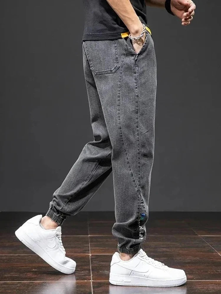 Männer Slim-Fit Jeans, Größe 6XL-8XL