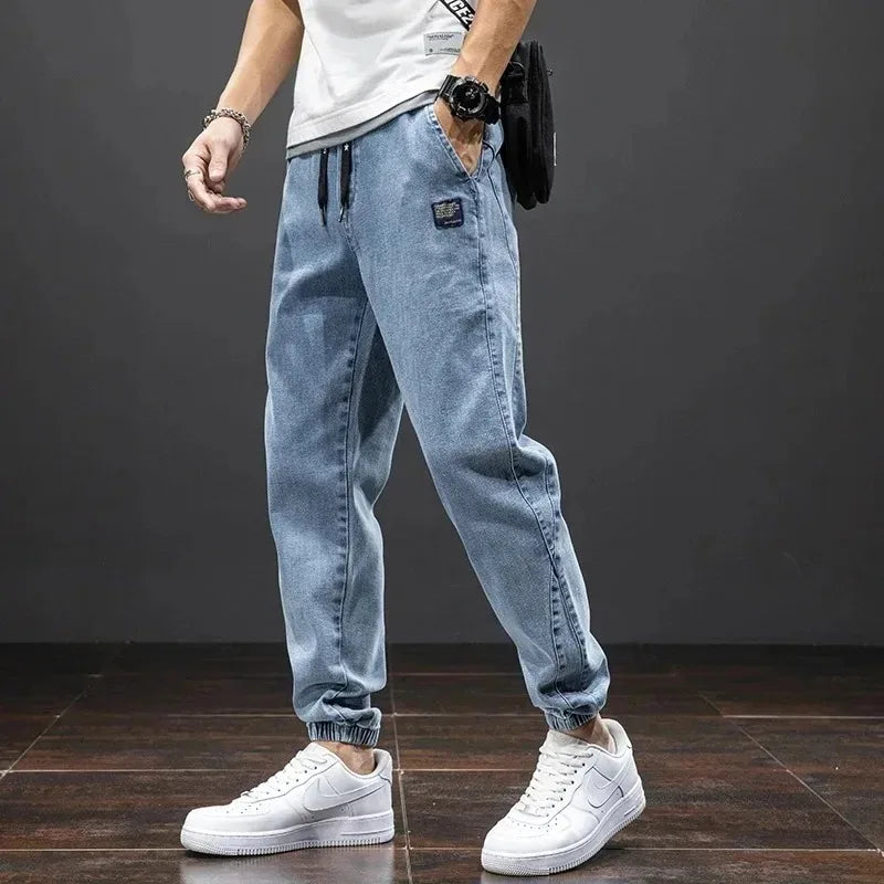 Männer Slim-Fit Jeans, Größe 6XL-8XL