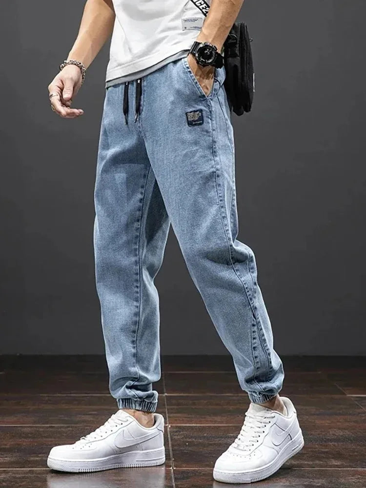 Männer Slim-Fit Jeans, Größe 6XL-8XL