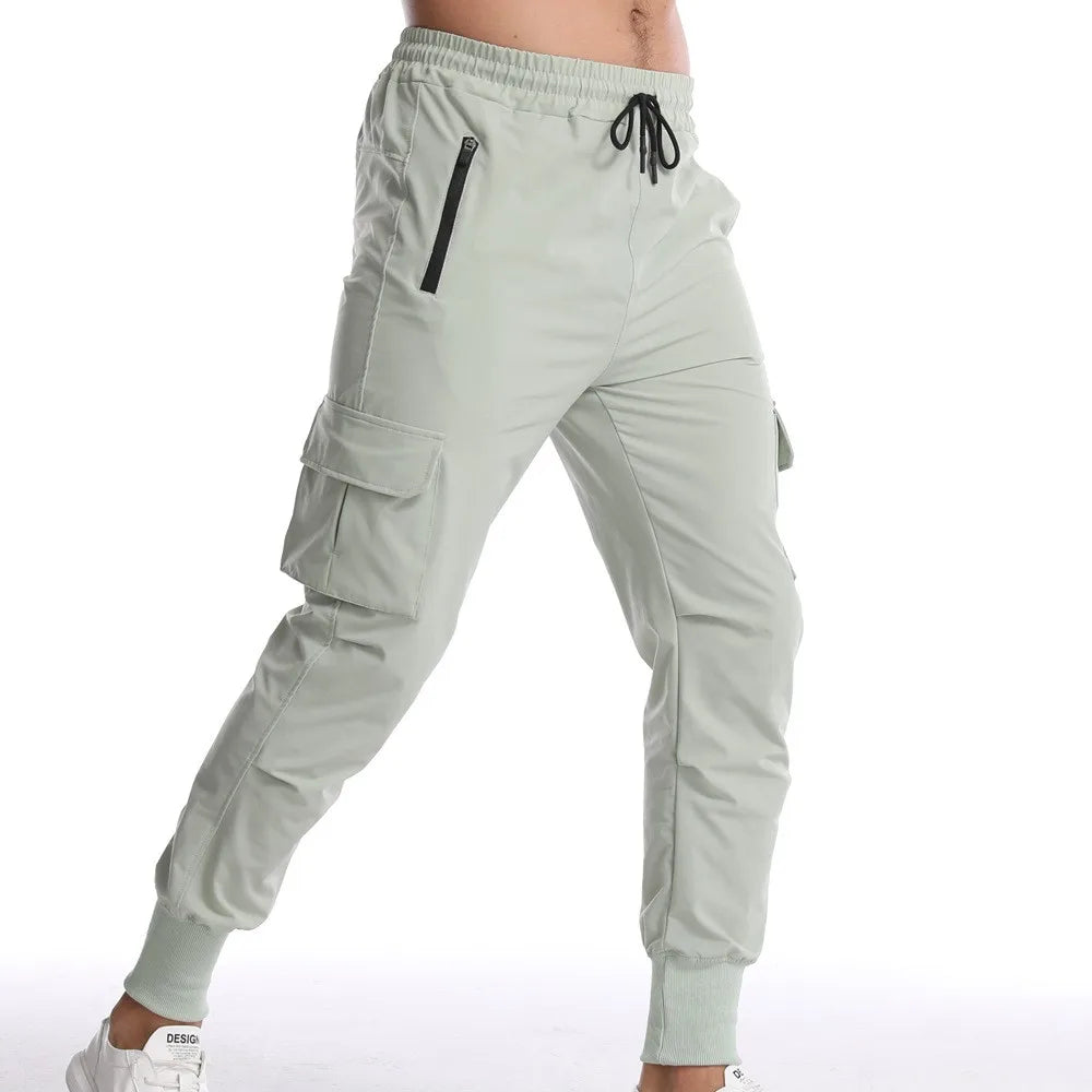 2024 New camouflage Sport Pants Men's Fitness Trousers Summer Thin Loose Quick-Drying Stretchy sweatpants Running Training Pants