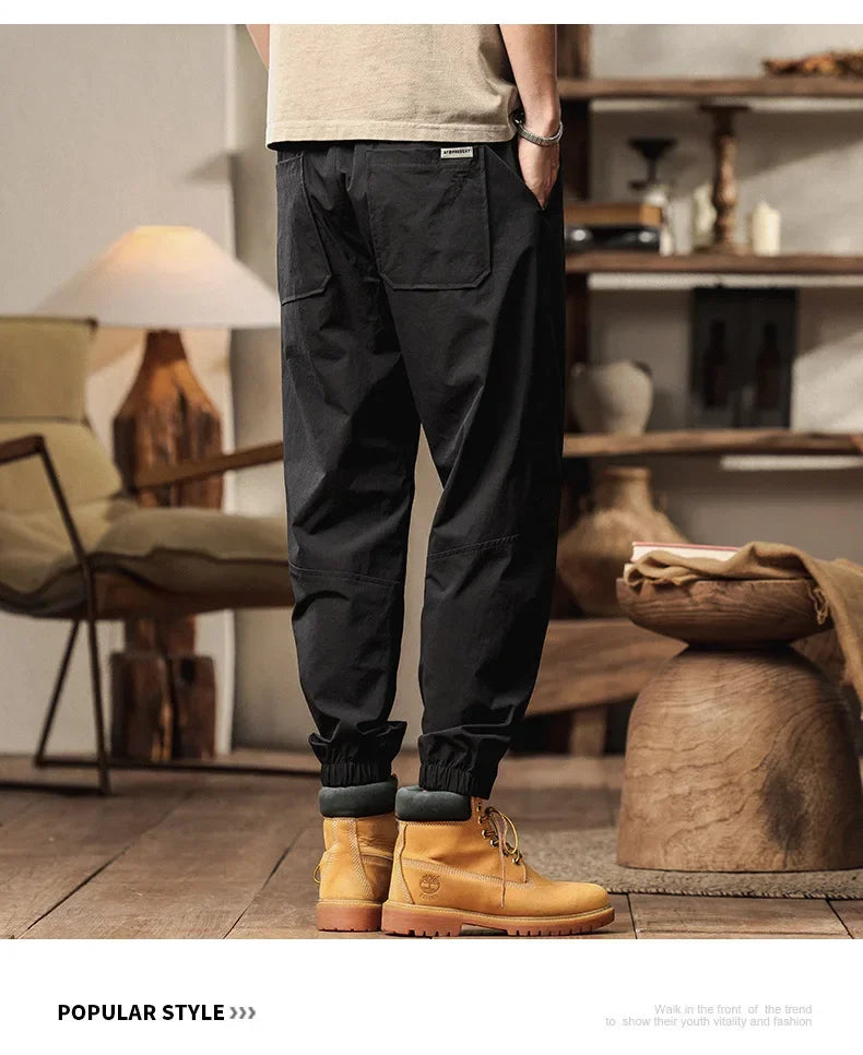 Herren Cargohose mit Loose Fit – Sommerstil, mit Bündchen