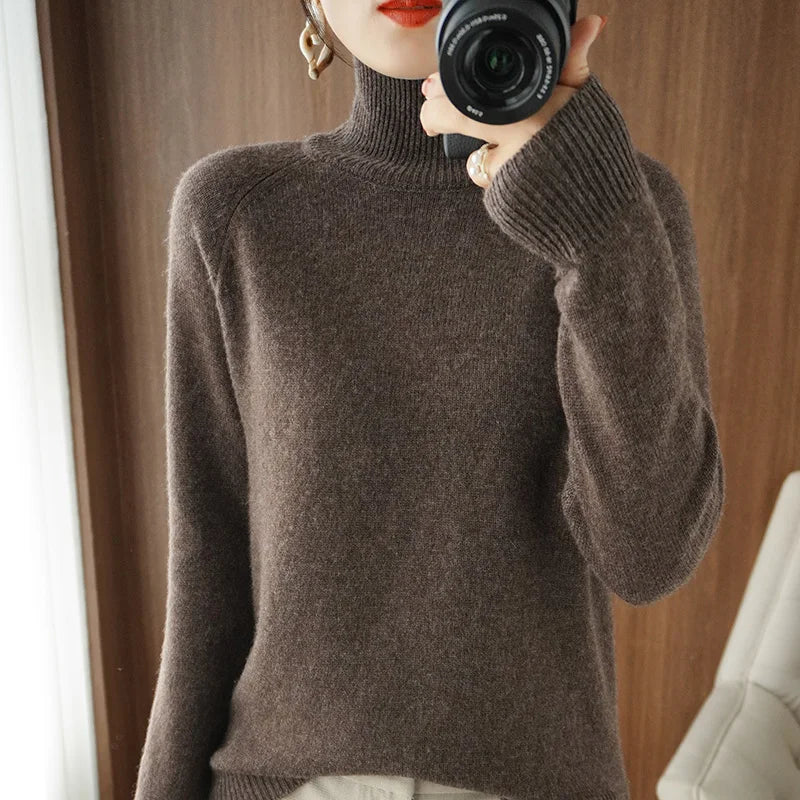 Addison | Extrafeiner Merino-Rollkragenpullover