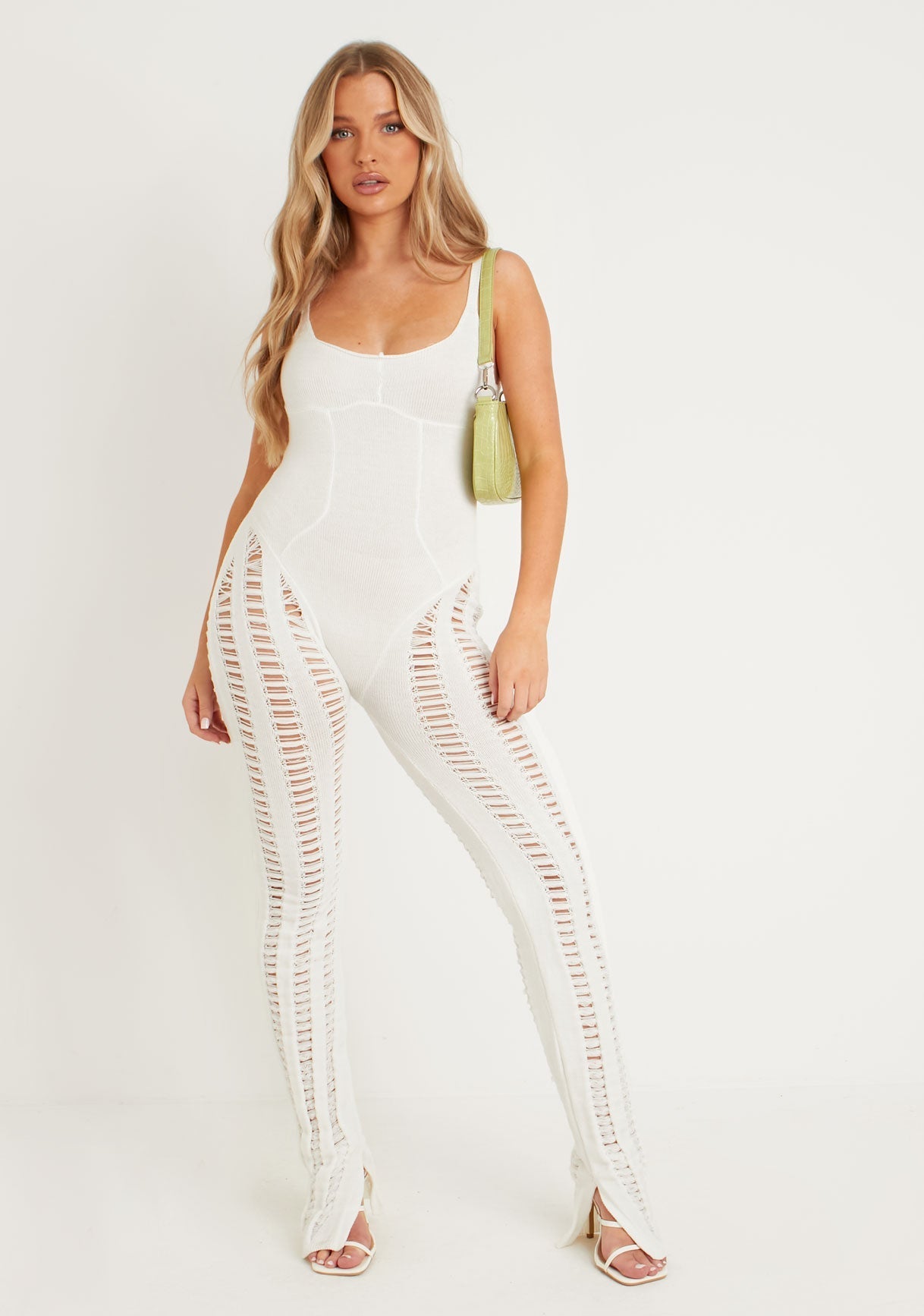 Misty™ Jumpsuit mit Laddered Knitted Seam - nur 50% Rabatt