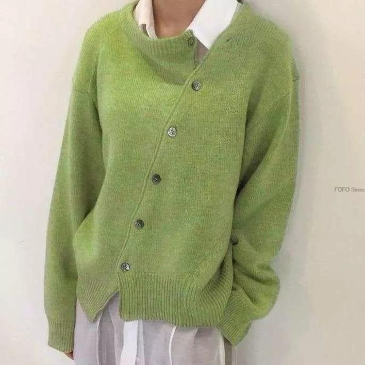 Bequeme Jacke mit Knopfdetails