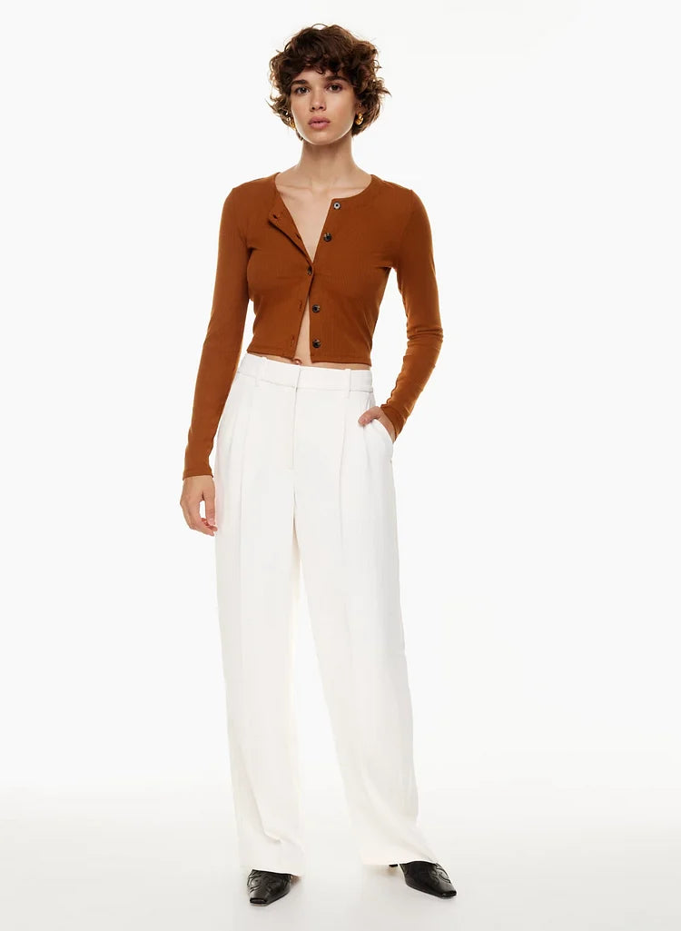 Tailored Elegance | Weit geschnittene hose
