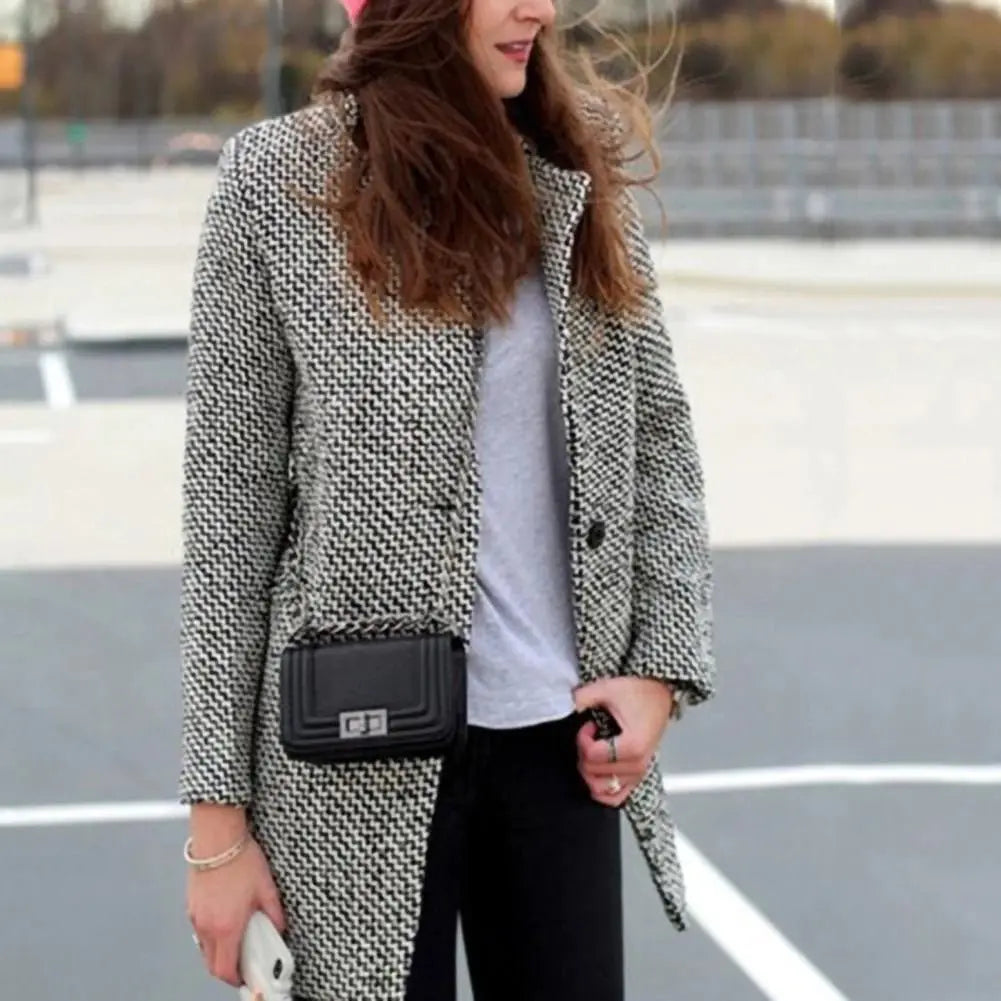 Tessa | Lange Jacke Mantel aus Wolle
