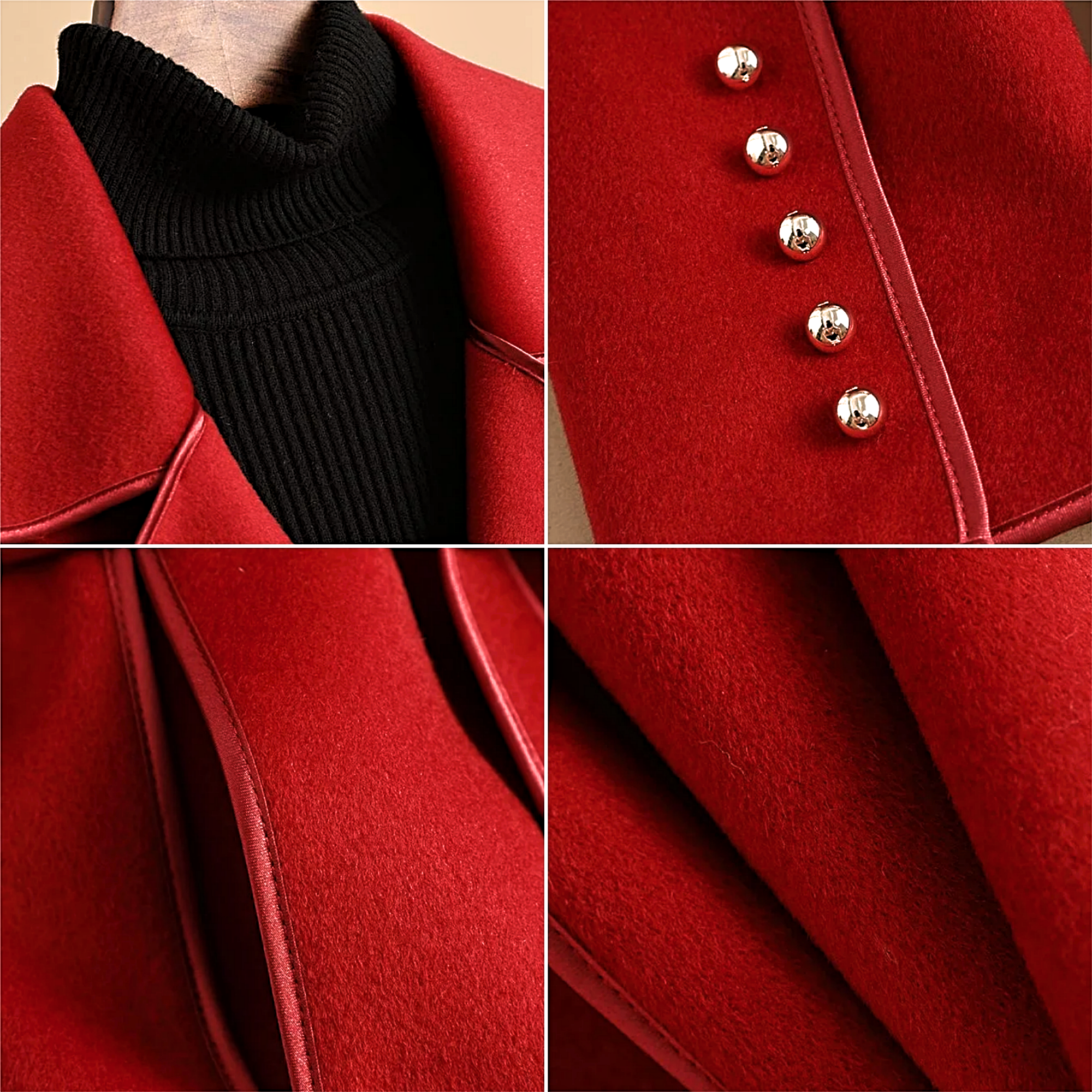 Louise™ | Trenchcoat aus Merinowolle - Luxus pur für die kältesten Tage