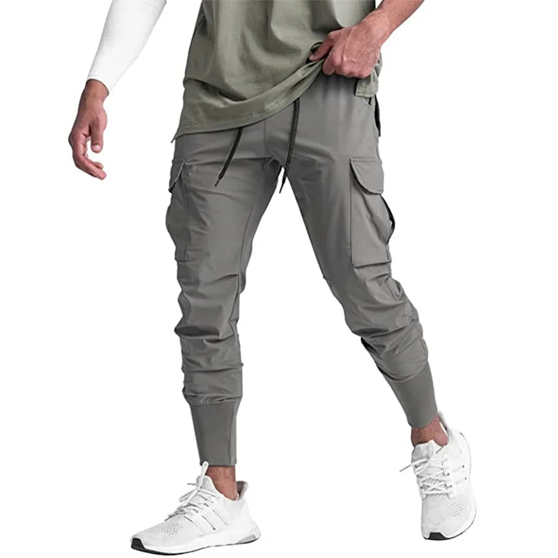 2024 New camouflage Sport Pants Men's Fitness Trousers Summer Thin Loose Quick-Drying Stretchy sweatpants Running Training Pants