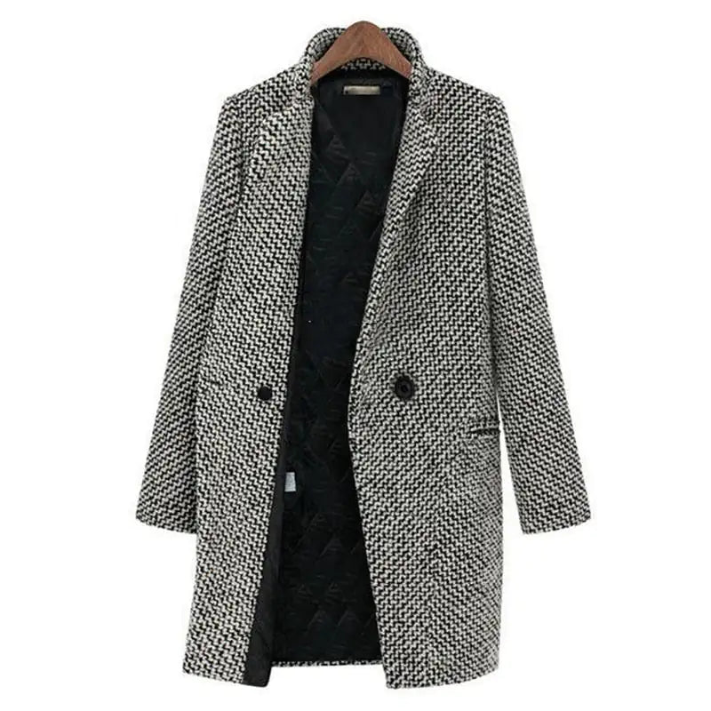 Tessa | Lange Jacke Mantel aus Wolle