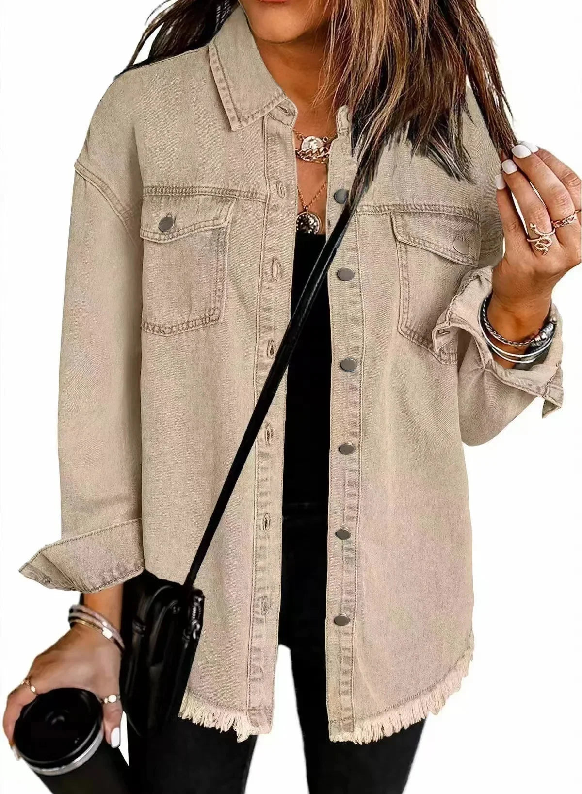 Lea – Elegantes Denim-Shirt für jeden Anlass
