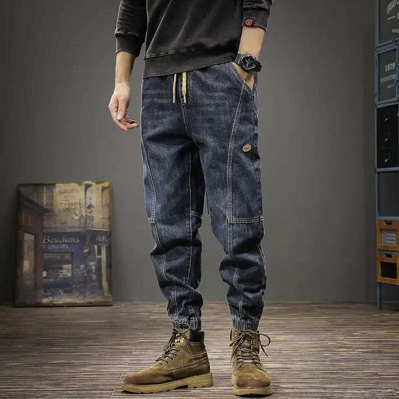 Herren Weite Vintage-Jeans