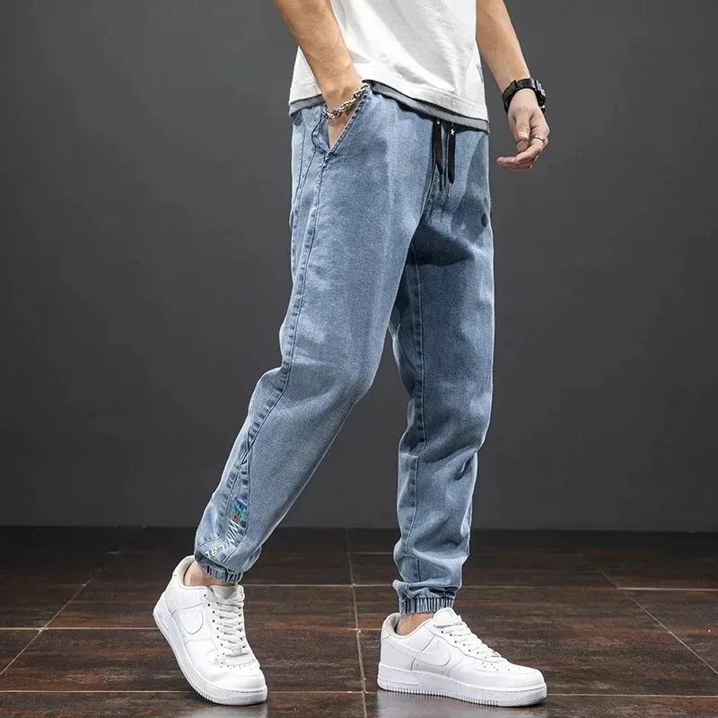 Männer Slim-Fit Jeans, Größe 6XL-8XL