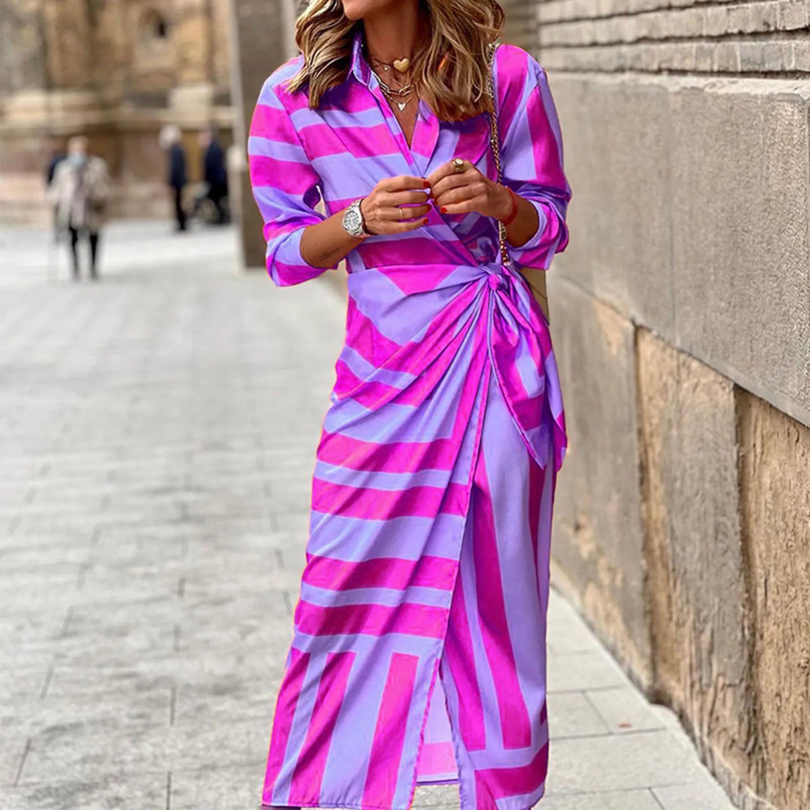 Virena™ | Fröhliches Sommerkleid im tropischen Stil