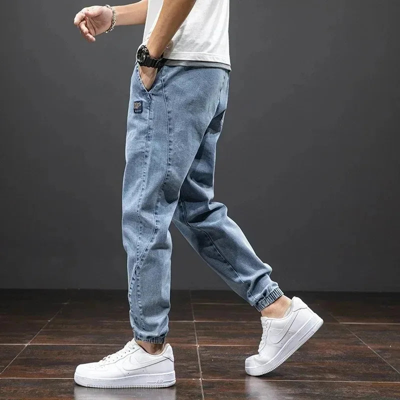 Männer Slim-Fit Jeans, Größe 6XL-8XL