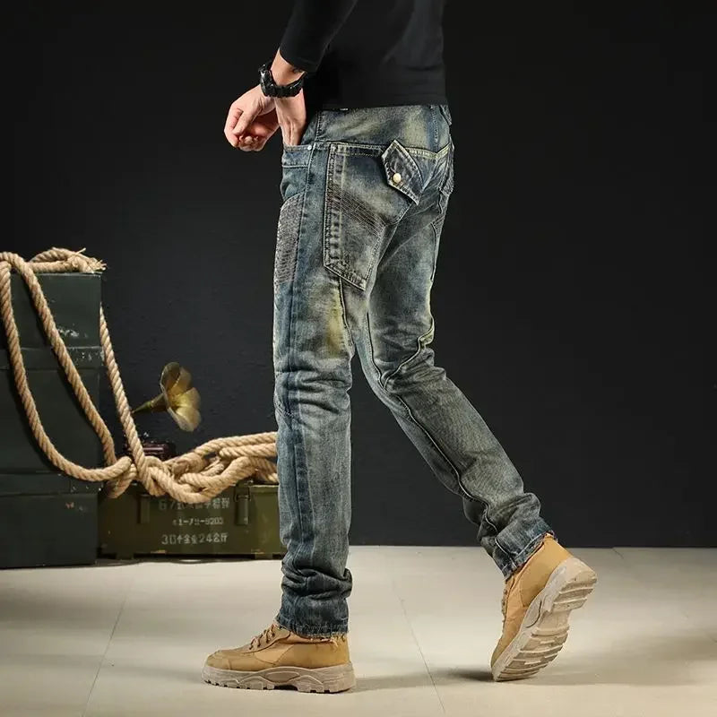 Denim Cowboy Jeans.