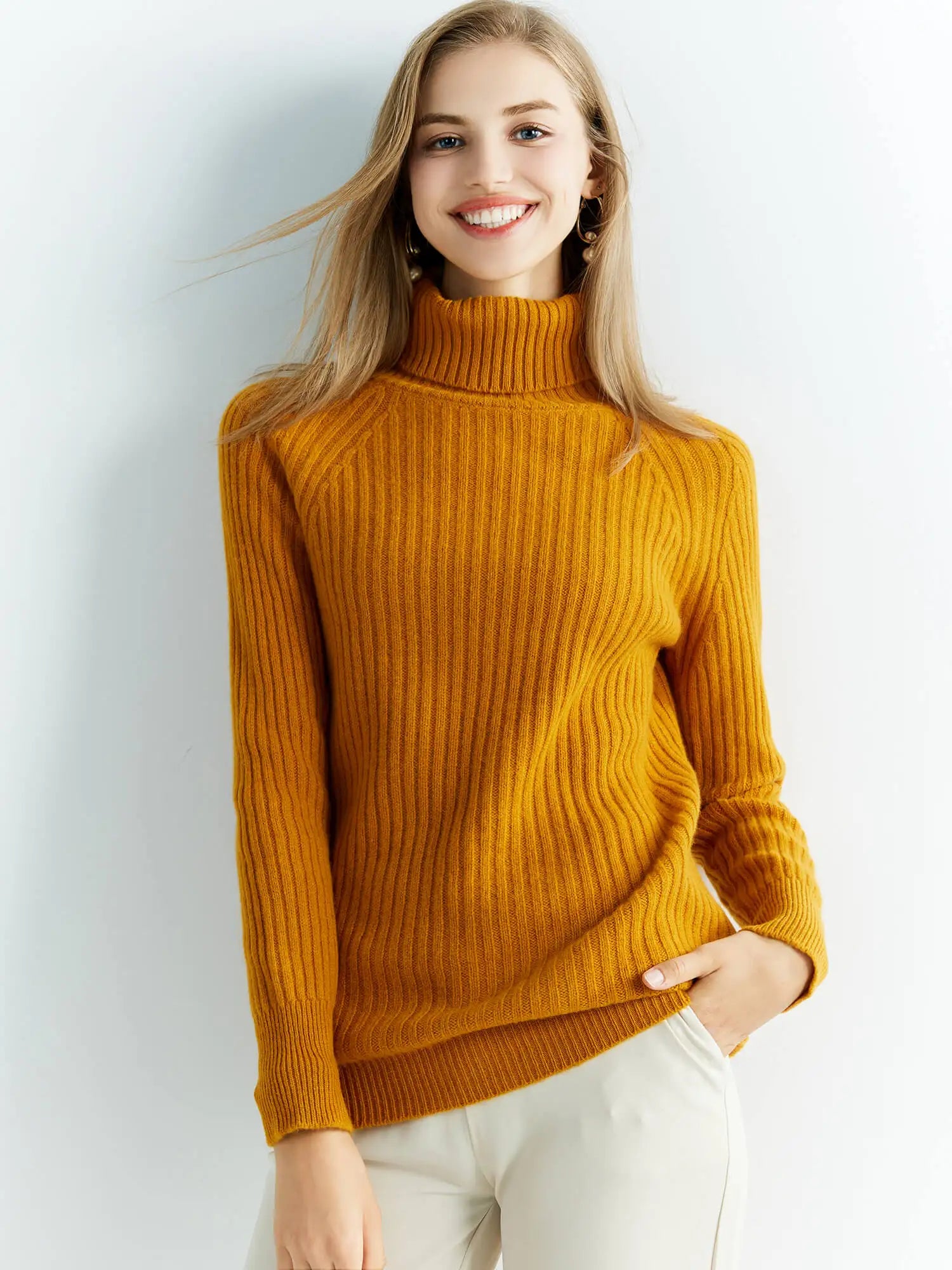 Stella | Rollkragenpullover aus Merinowolle