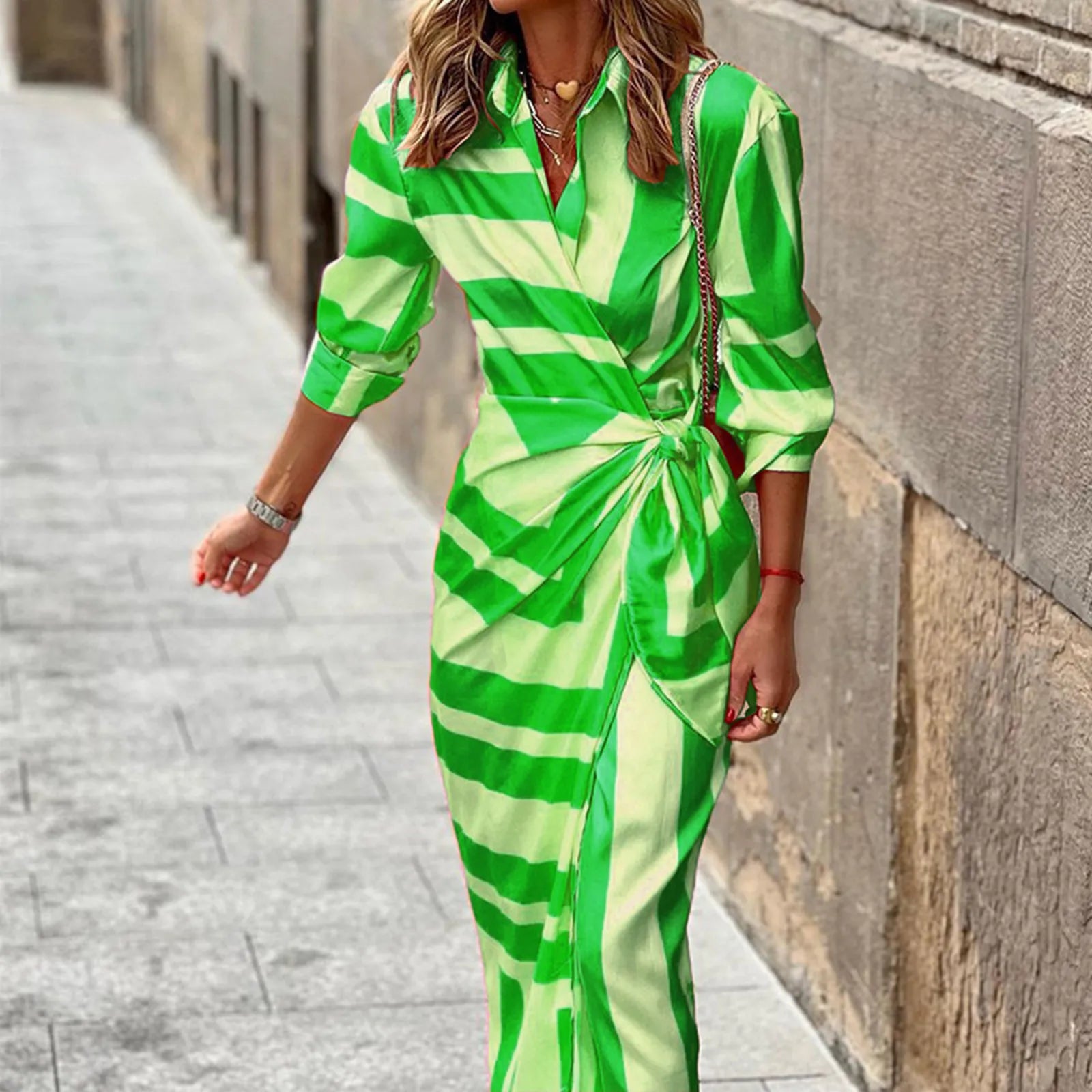 Virena™ | Fröhliches Sommerkleid im tropischen Stil