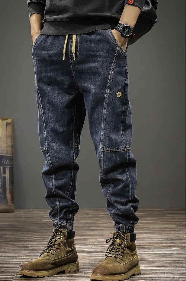 Herren Weite Vintage-Jeans