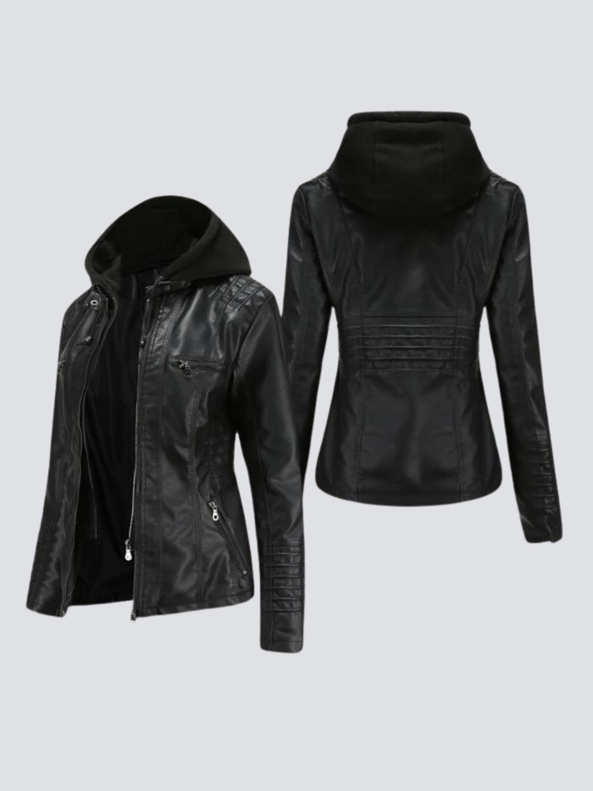 Yolanda™ | Bequeme Vegane Lederjacke