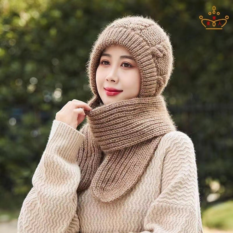 ❄️-50% Rabatt ❄️ HeatWrap™ - Integrierter Gehörschutz Winddichte Mütze Schal