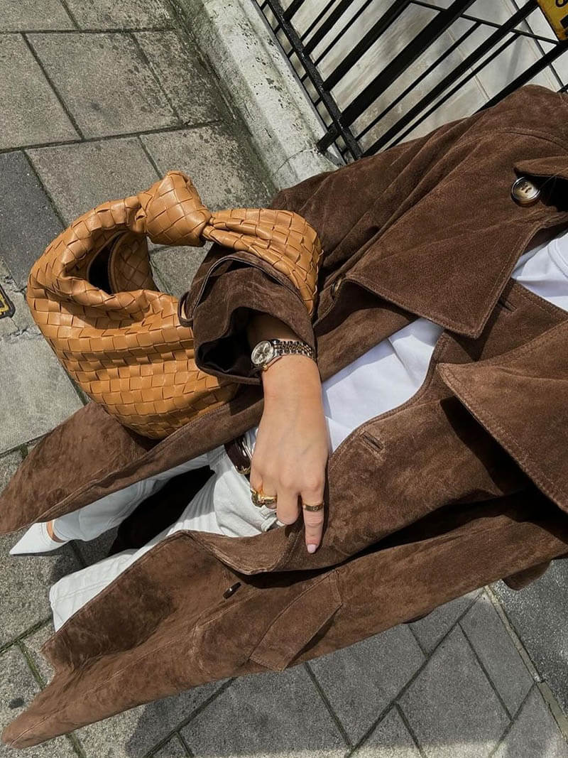 Emilia Suède Trenchcoat