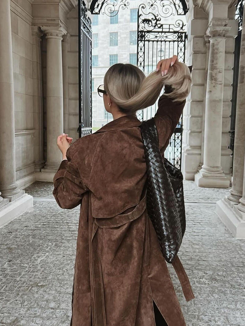 Emilia Suède Trenchcoat