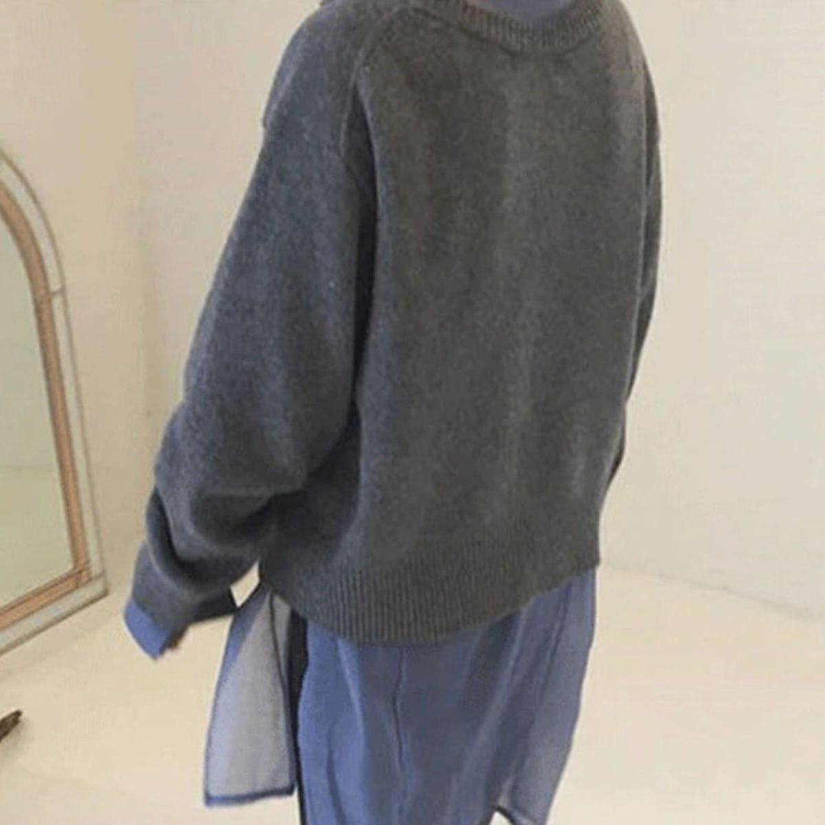 Bequeme Jacke mit Knopfdetails