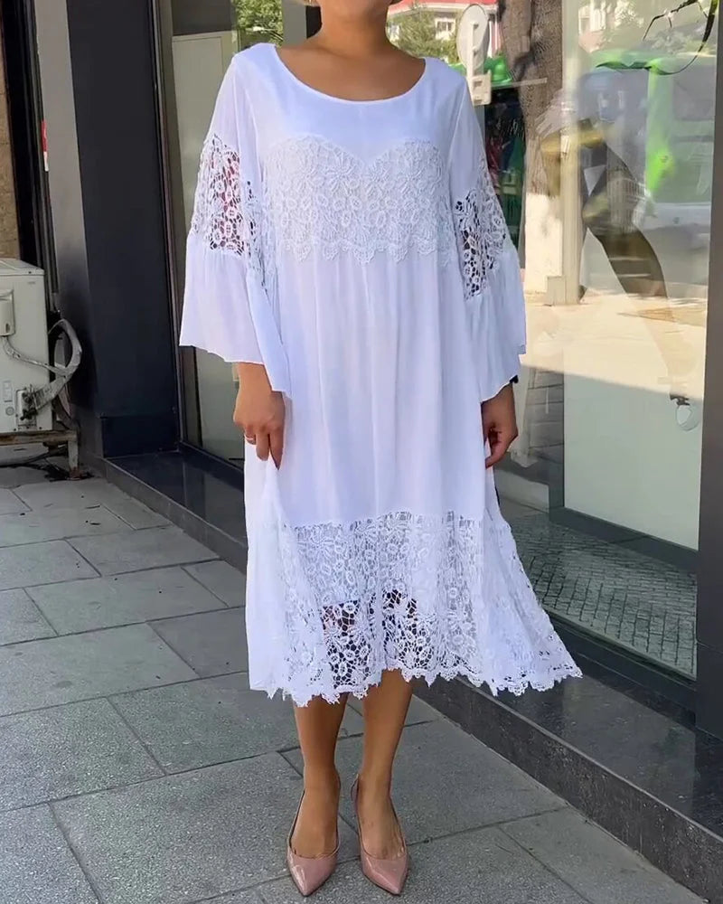 Samirah™ - Spitzenkleid mit Rundhalsausschnitt (zeitlich begrenzter Rabatt von 50%)